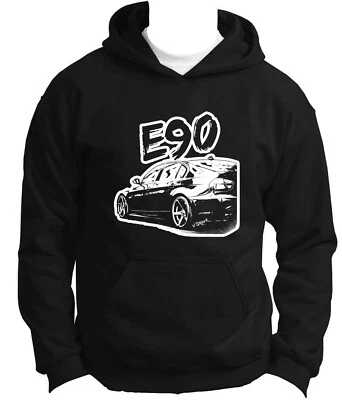 BMW E90 3 серии толстовка с капюшоном DTG печать логотип толстовка с капюшоном Bimmer автомобиля любитель M3 толстовка подарок - Изображение 1 из 4