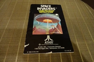 Solo folleto de instrucciones de Atari Space Invaders 1980 - Imagen 1 de 2
