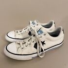Converse All Star Junior White Low Top Trainers UK 5