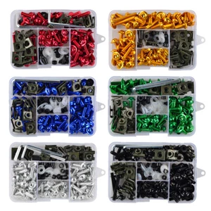 Kit completo de carrocería de pernos de carenado tornillos para Yamaha YZF R6 R1 R3 R25 FZ07 FZ09 - Imagen 1 de 18