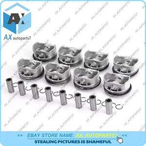 STD 8X Pistons Rings Set Φ87mm For BMW 540i E60 740i E65 E66 E61 N62B40 4.0L V8 - Picture 1 of 5