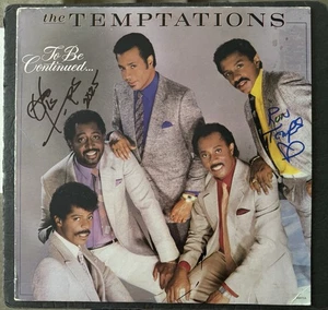 VINILO FIRMADO POR THE TENTATIONS OTIS WILLIAMS RON TYSON PARA CONTINUAR CERTIFICADO DE AUTENTICIDAD JSA - Imagen 1 de 3