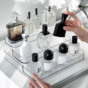 Acrylic Cosmetic Rack 3 Layers Makeup Storage Organizer Seasoning - Picture 1 of 10