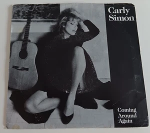 CARLY SIMON - COMING AROUND AGAIN VINYL 45. PLAYS EXCELLENT. USA ISSUE. - Picture 1 of 6
