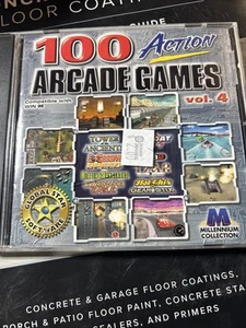 De colección 100 Juegos Arcade de Acción ~ PC para Computadora Windows 95/98 ~ CD Volumen 4 - Imagen 1 de 2