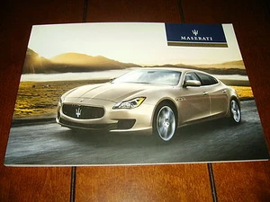 2013 ORIGINAL MASERATI QUATTROPORTE SALES BROCHURE / CATALOG - 90 PAGES!!! - Picture 1 of 2
