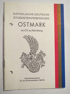 KDStV Ostmark Nuremberg - CV - WS 1982/3 - Programa semestral / Studentika - Imagen 1 de 1