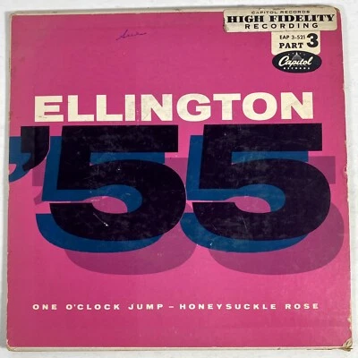 Duke Ellington ‘55 Part 3 One O’clock Jump Honeysuckle Rose 7” Vinyl EAP 3-521 - Image 1 of 4