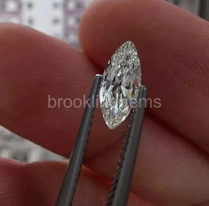 4 Ct Marquise Cut Lab-Grown Diamond D Color VVS1 CVD IGL Certified Gem " 5AOG - Picture 1 of 2