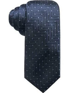 Alfani Mens Silk Professional Neck Tie Dot Slim Silk Tie, One Size - Picture 1 of 1