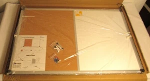 XBOARD Combo Magnético Pizarra Blanca 36 x 24 Tablero de Borrado en Seco Tablero de Corcho - Imagen 1 de 4