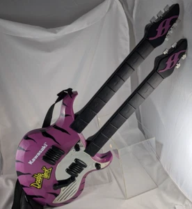 Kawasaki Double Neck Electric Toy Guitar 1998 WORKS Electric Guitar Toy Keytar - Bild 1 von 3