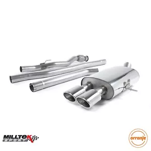 Milltek MINI Cooper S R56 R58 doble ovalada espalda de gato sin resonar SSXM024 - Imagen 1 de 3