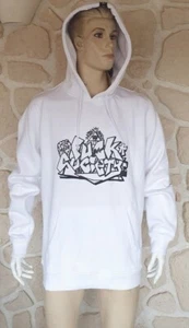 Sweat shirt blanc "Fuck Society" Fast Life (hav) - Bild 1 von 6