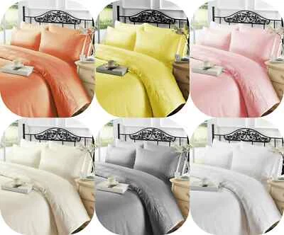 NIGHTZONE Luxury Charlotte Lace Quilt Duvet Cover + Pillowcases Designer Quilt Bedding Set