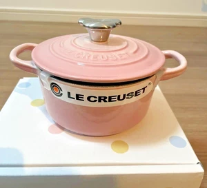 Le Creuset Cocotte Ronde Bear Knob 14 Cm Chiffon Pink Gas IH Oven 21001-14-40 - Bild 1 von 11