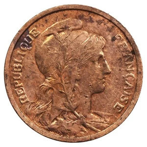 France - 1 Centime Dupuis 1902 XF+ Bronze - F.105/7 - Gad.90 - KM.840 Coin - Picture 1 of 2