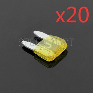 20 PCS 20A Car Trucks Boats SUV Auto HID Light Small Mini Blade Fuse - Picture 1 of 1