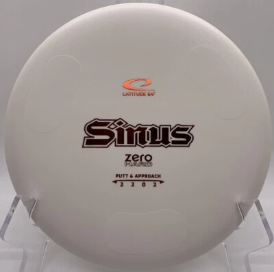 Latitude 64 Zero HARD Sinus Rare OOP Old Run w/ Traction Zones Disc Golf Putter - Image 1 of 4