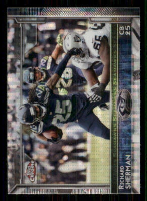 2015 Topps Chrome Mini Diamond Refractors #9 Richard Sherman - Image 1 of 2