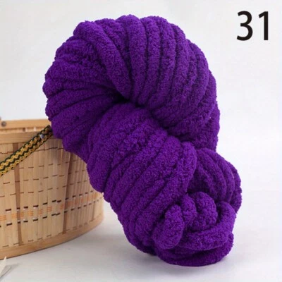250g Chunky Chenille Yarn Arm Knitting Yarn for Knitting and Crocheting Blanket - Image 1 of 4