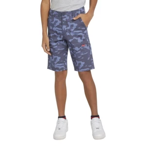 Levi's Boys Cargo Shorts Size 7 - Blue Camouflage - Picture 1 of 4