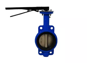 6" WAFER STYLE BUTTERFLY VALVE- DUCTILE IRON BODY/DISC W/ BUNA SEAT - Picture 1 of 1