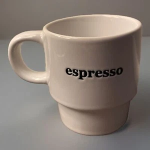 Espressotasse Schreibmaschine Schriftgriff weiß Kaffeepause 1 Tasse - Bild 1 von 4