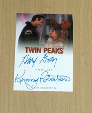 2018 Rittenhouse Twin Peaks dual autograph auto Harry Goaz Kimmy Robertson SP