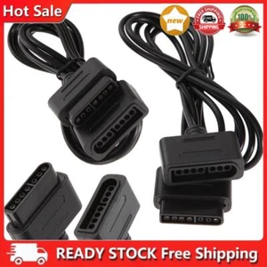 2 PCS 1.8m Game Controller Extension Cable for Nintendo SNES 16 Bit Controller U - Picture 1 of 8