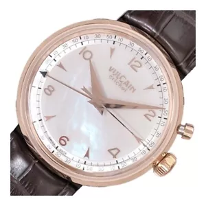 VULCAIN 50s President's Watch White Shell 100650N26.BAL114 watch men TO152764 - Picture 1 of 9
