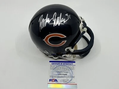 Minicasco autógrafo firmado por Rashaan Salaam Chicago Bears ADN PSA *86 Foto 1 de 4