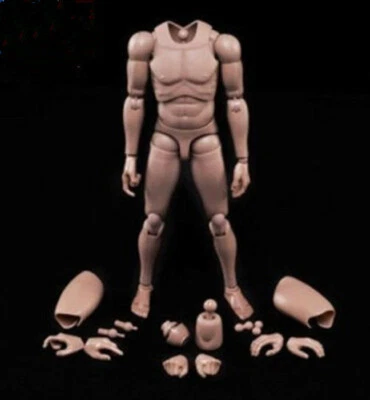 MX02-A 12inch Europe Skin Male Action Figure Body Fit For 1/6 Head Sculpt Toys - Image 1 of 4