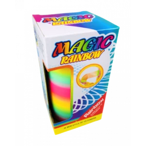 Spirale Magic Rainbow in scatola colorata misure 15,5 x 8 x 8 cm - Foto 1 di 1