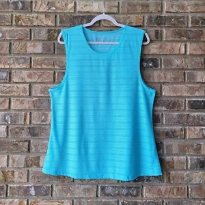 Zyia Active Sky Luxe Muscle Tank Light Blue Size XXXL Sleeveless Top Shirt NEW - Picture 1 of 4
