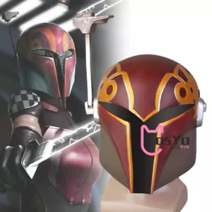 Bounty Hunter Sabine Wren Cosplay Helmet Mask Halloween Party Masks Costume Prop - Picture 1 of 10