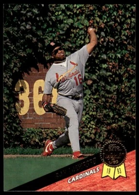 1993 Leaf Baseball Card Ray Lankford St. Louis Cardinals #297 - Image 1 of 2