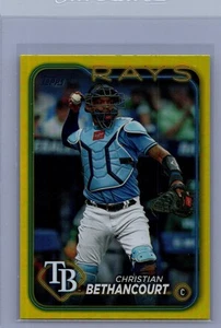 2024 Topps #96 Christian Bethancourt Yellow Foil - Picture 1 of 2
