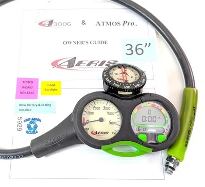 Aeris A300G Luft Integriert Taucher Computer Konsole Luft & Nitrox A 300 G - Bild 1 von 4