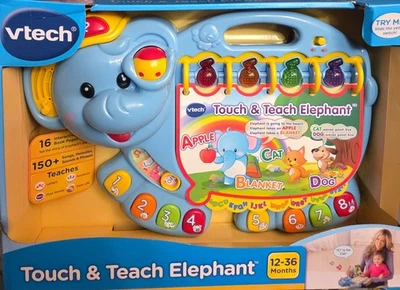 VTech Touch and Teach Elephant Book  - Image 1 of 4
