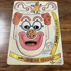 Dennys Cookie Clown Maske 1977 - Bild 1 von 3