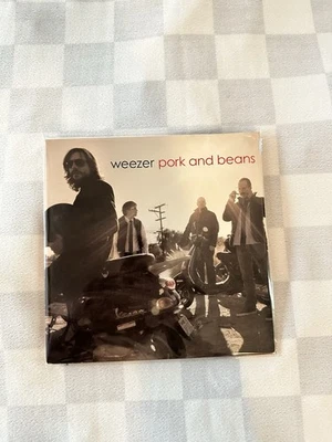 Weezer Pork and Beans 2008 Red Translucent Vinyl 7" 45 Record Foto 1 de 4