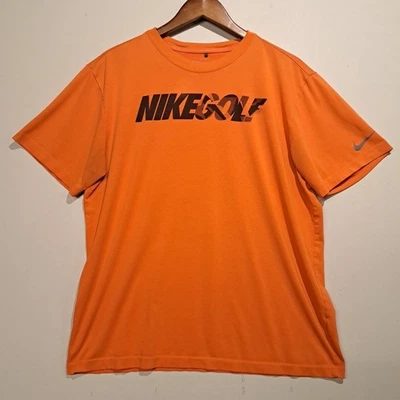 Nike Golf T Shirt Mens XL Orange Sportswear Tee - Image 1 of 4