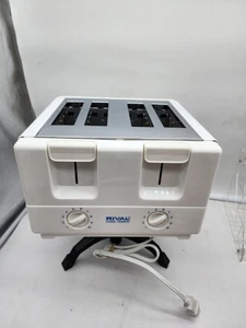 Rival weiß 4 Scheiben breit elektronisch Modell TT9496 Toaster 1560 Watt COOL TOUCH - Bild 1 von 5