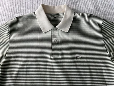 JW Anderson x Uniqlo Polo Shirt Green Stripe Men’s Large - Image 1 of 4