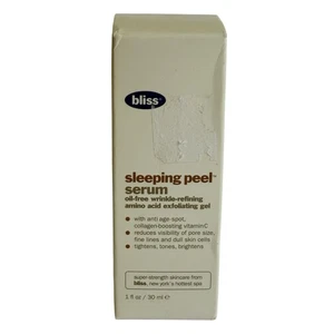 Bliss Sleeping Peel Serum Exfoliating Gel 1 fl oz New - Bild 1 von 6