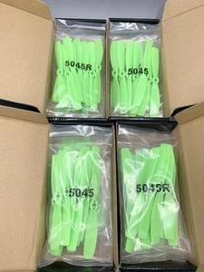 4 x 10 Pairs Blades 5045 Green Bullnose Propeller FPV Racing Drone Copter - Picture 1 of 8
