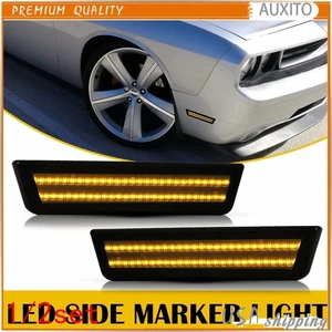 2/4/6 Front Bumper Side Marker Parking Light Set Kit for 08-14 Dodge Challenger - Picture 1 of 23