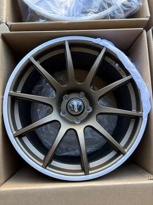Apex SM-10 Wheels 19x11 ET40 5x112 – Brand New in Box (Satin Bronze) - Image 1 of 4