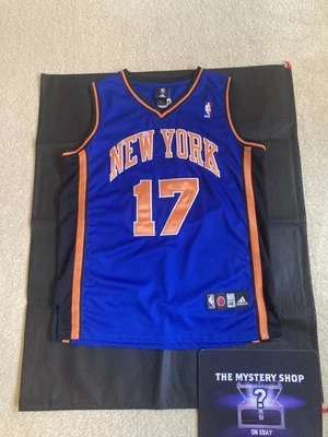 Camiseta Adidas con licencia oficial de la NBA NY Knicks #17 Jeremy Lin talla 48 nueva sin etiquetas Foto 1 de 4